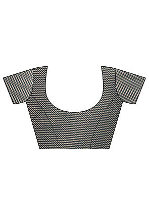 Digital Printed Cotton Slub Saree in Maroon