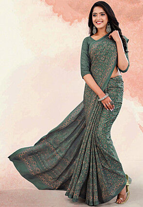 kanchipuram-saree-in-teal-green-v1-snga5103 - Utsav Fashion Blog
