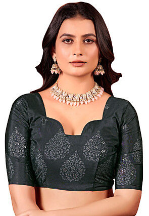 Digital Printed Crepe Silk Saree in Rust