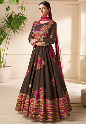 Ladies Georgette Embroidered Party Wear Anarkali Suits at Rs 2500 in Surat-vietvuevent.vn