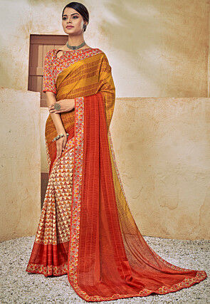 Page 31  Yellow Sarees: Buy Latest Indian Designer Yellow Sarees Online -  Utsav Fashion