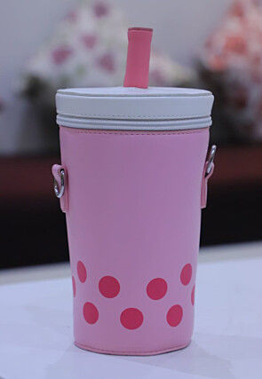 Digital Printed Leather Sling Bag in Pink