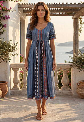 indian cotton dresses for women Readymade Soft Cotton Indian Casual Dress