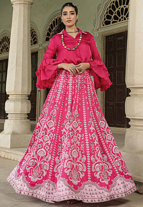 Wedding Top Bottom Sets Indo Western Dresses Buy Indo Western Outfits for Women Online Utsav Fashion