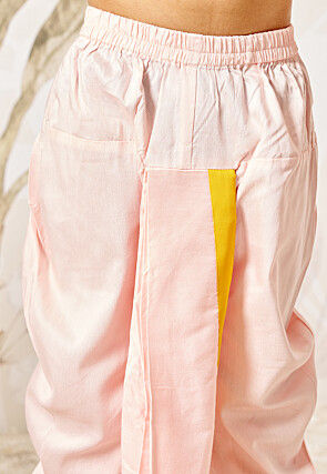 Digital Printed Muslin Silk Kurta Set in Mustard