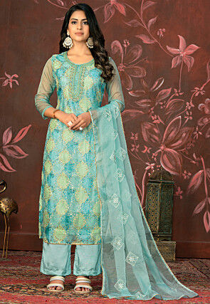 Women's Wear Designer Kurti Palazzo Set Party Wear Traditional Salwar Kameez  | eBay