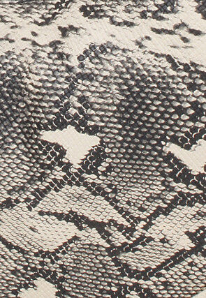 Digital Printed PU Hand Bag in Black and White