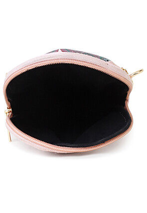 Digital Printed PU Mobile Pouch in Pink