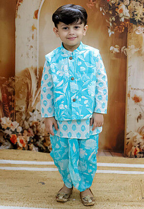 Blue Kurta Dhoti Sets Indian Kids Wear Buy Ethnic Dresses and Clothing for Boys Girls