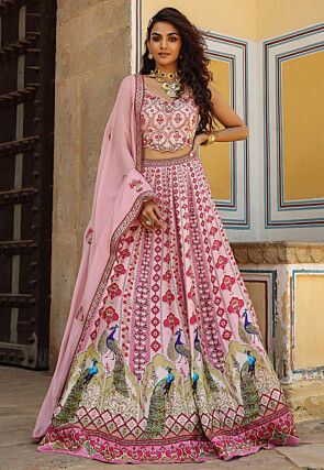 Silk lehenga choli online sales