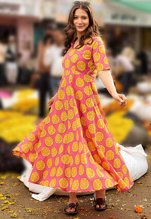 Indo western midi dress cheap