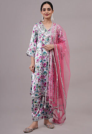 Satin suits online outlet