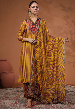 Tussar silk salwar materials online sale
