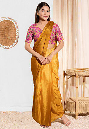 Digital Printed Viscose Rayon Blouse in Fuchsia