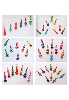 Embellished Assorted Fancy Shape Bindi Set