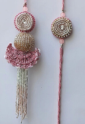 Embellished Bhaiya and Bhabhi Rakhi Pair