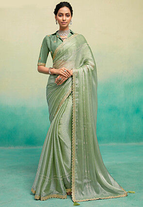 Buy Party Wear Chiffon Sarees Online In India At Best Price Offers | Tata  CLiQ-pokeht.vn