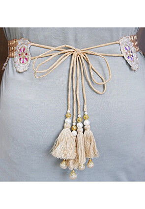 Embroidered Adjustable Waist Belt