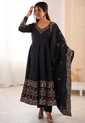 green emerald velvet dress Buy Utsav Fashion Plain Georgette Anarkali Suit in Red Colour at Amazon.in main image 1