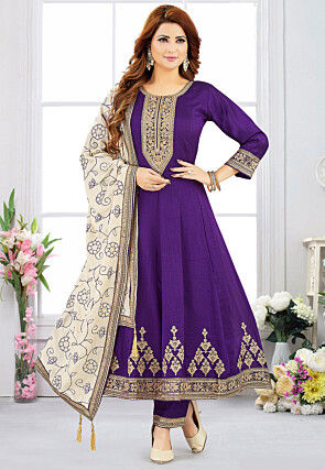 Purple - Anarkali Suits - Collection of Indian Dresses, Accessories & Clothing in Ethnic Fashion Purple - Anarkali Suits - Collection of Indian Dresses, Accessories & Clothing in Ethnic Fashion