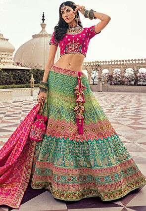 55 Green Lehenga for Every Occasion - Go Green