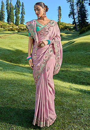 Multi color stripes pure dupioni fabric raw silk by the yard indian  festival wear wedding dresses