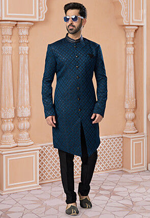Designer Groom Black Sherwani for Wedding Wear #GN88 | Wedding kurta for  men, Sherwani for men wedding, Wedding dresses men indian