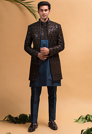 Buy online Beige Printed Silk Nehru Jacket from Jackets for Men by Veera  Paridhaan for ₹1109 at 65% off | 2024 Limeroad.com