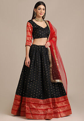 Black Lehenga Cholis: Buy Latest Indian Designer Black Lehenga Cholis ...