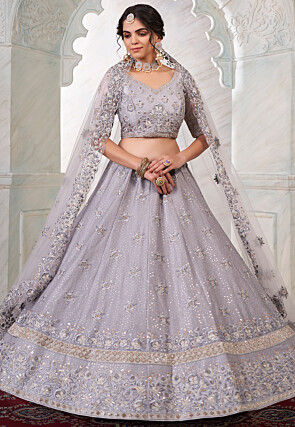 Discover 148+ combination with grey lehenga best