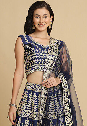 Buy Blue Color Lehenga Choli and Designs Online Shopping