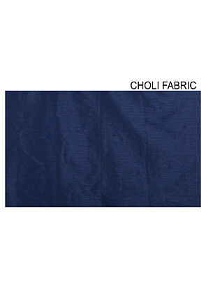 Embroidered Art Silk Lehenga in Pink