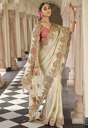 green emerald velvet dress Modern Statement  Black Draped Saree with 3D Floral Corset Top