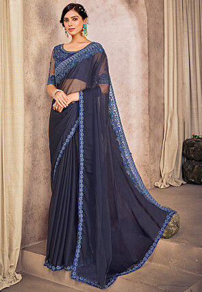 blue sarees - Buy blue sarees Online Starting at Just ₹199