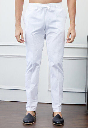 Embroidered Chanderi Silk Kurta Set in Baby Pink