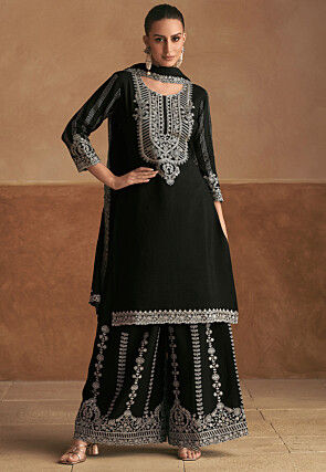 Chiffon Suits Buy Chiffon Salwar Kameez for Women Online Utsav Fashion