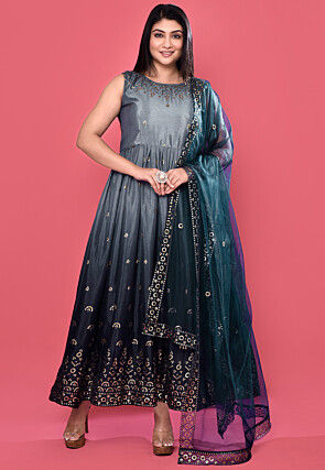 Chiffon A-line Exclusive Indian Designer Suit, Dry clean at Rs 1800 in  Chennai