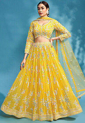 Stunning Off-white Net #Lehenga Choli | Lehenga style saree, Saree designs,  Designer lehenga choli