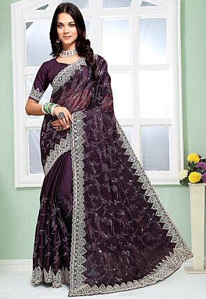Himani Purple Coloured Soft Silk Saree With Delightful Blouse – Zariknyaa