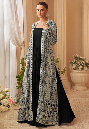 black indo western dress Buy Indo Western Black Indian Dresses Online for Women in USA