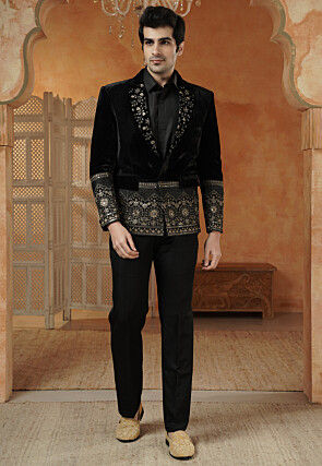 black long sleeve dress velvet Pomander Place Black Velvet Kenzo Dress Black Velvet / XS main image 1