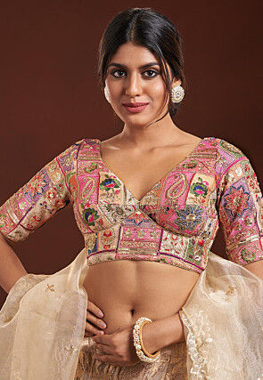 Net - Wedding - Readymade Saree Blouse Designs Online: Buy Fancy Blouses at  Utsav Fashion