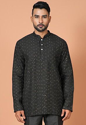 Black Kurta - Indian Wear for Men - Buy Latest Designer Men wear ...