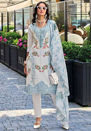Page 9 White Casual Salwar Kameez Buy Designer Indian Suits for Women Online Utsav Fashion