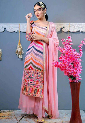 Pink Cotton Salwar Suits: Buy Latest Designs Online