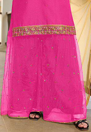 Embroidered Cotton Pakistani Suit in Pink