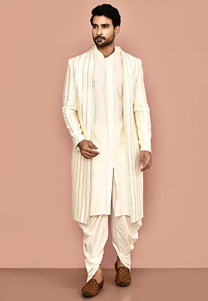 Off white ethnic dress shop