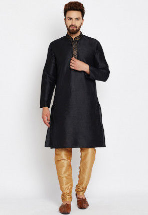 Men S Black Kurta Pajama Buy Latest Men S Ethnic Wear Online Utsav Fashion