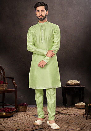 Men s Green Kurta Pajama Buy Latest Men s Ethnic Wear Online Utsav Fashion