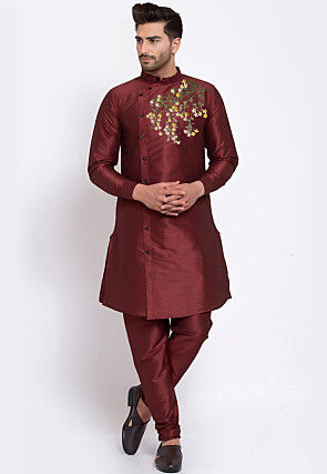 Red kurta pajama punjabi style shop